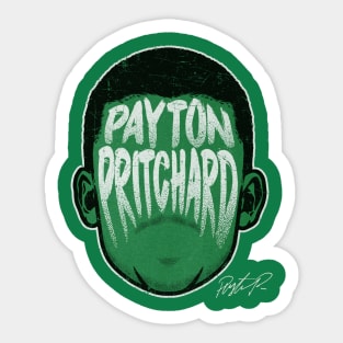 Payton Pritchard Boston Player Silhouette Sticker